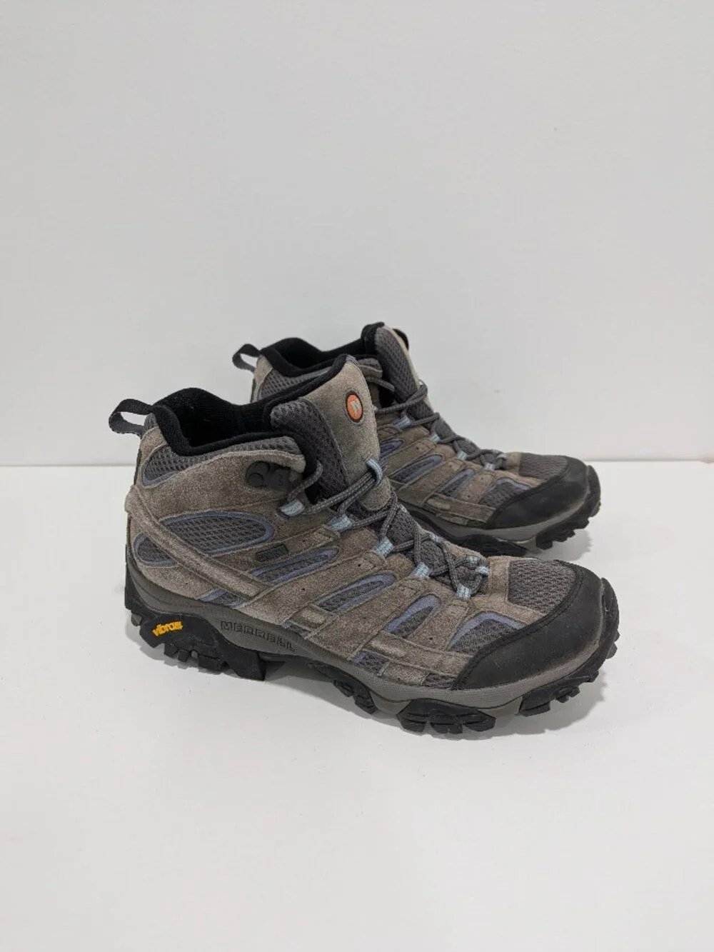 Merrell Moab 2 Mid Boots Women’s Size 12 Waterproof Hiking Granite J06054